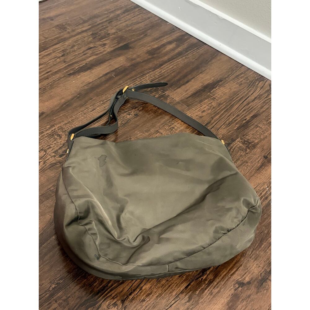 Marc Jacobs Purse Nylon Shoulder Bag Dark Green Gray Preppy Y2K Streetwear Bags - Picture 13 of 13